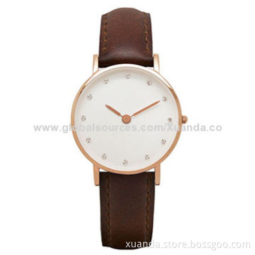 Elegant style 316L, steel woman jewelry watches 5ATM waterproof